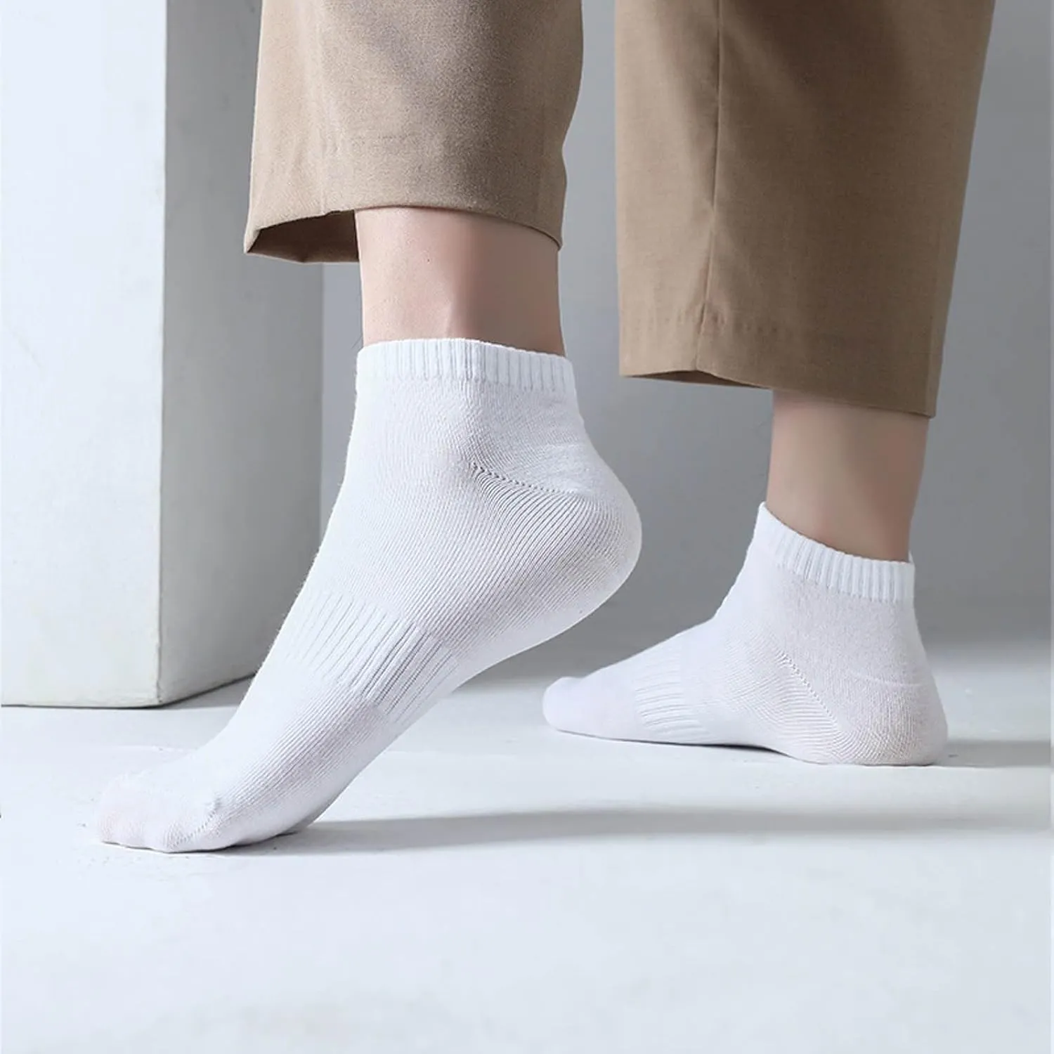 10 Pairs Cotton Socks For Men Casual Comfortable Breathable Soft Low Cut No Show Athletic Running Sock