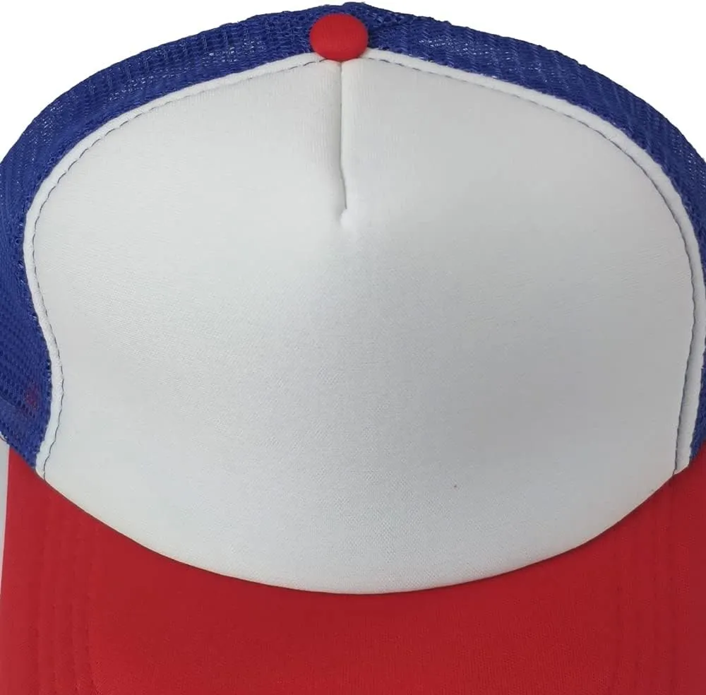 12 Pack Sublimation Hats for Men Blank Trucker Hats Bulk Snapback Mesh Women Baseball Caps DIY Custom 18 Colors