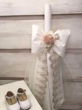 1906- Boho Lace Baptism Set