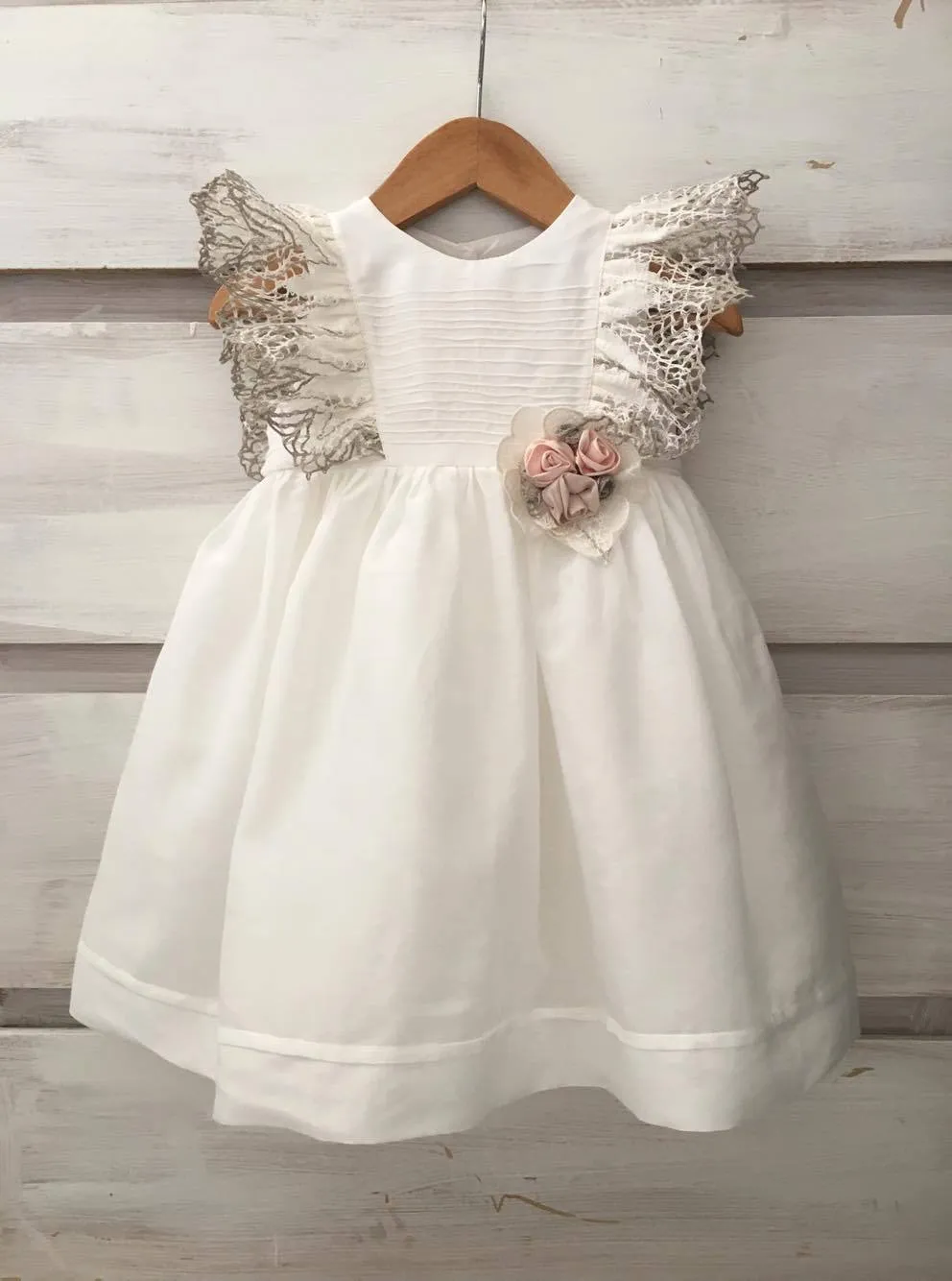1906- Boho Lace Baptism Set