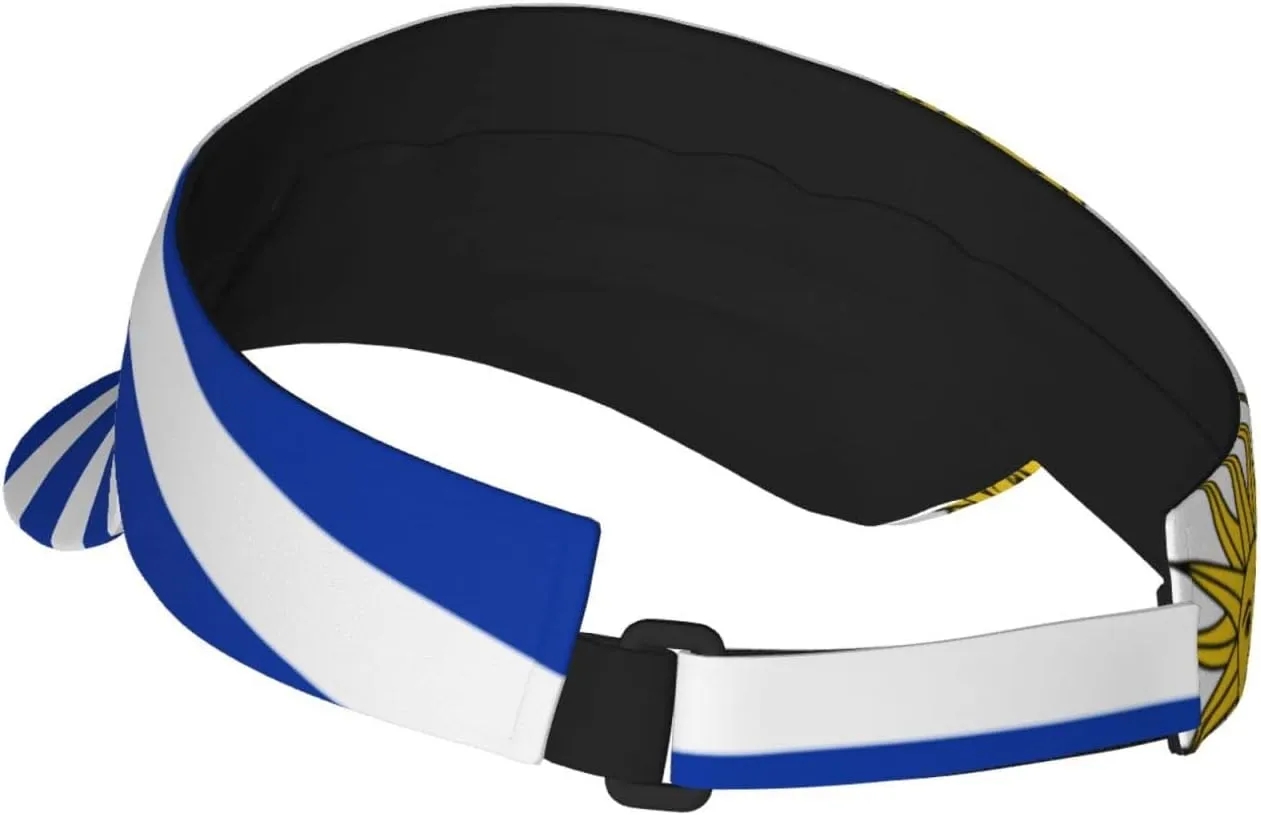 Cute Flag Hats Flag Patriotic Sport Sun Visor Hats Adjustable Flag Empty Top Baseball Cap Sun Hat for Women Men