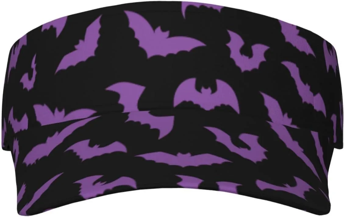 Cute Halloween Hats Cute Pumpkin Sport Sun Visor Hats Adjustable Empty Top Baseball Cap Sun Hat for Women Men