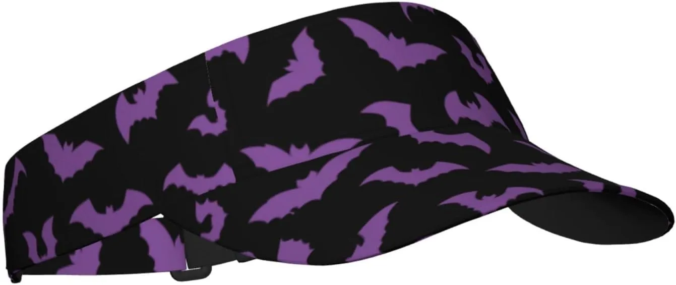 Cute Halloween Hats Cute Pumpkin Sport Sun Visor Hats Adjustable Empty Top Baseball Cap Sun Hat for Women Men