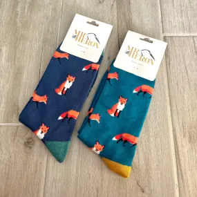 Fox Bamboo Socks Mens