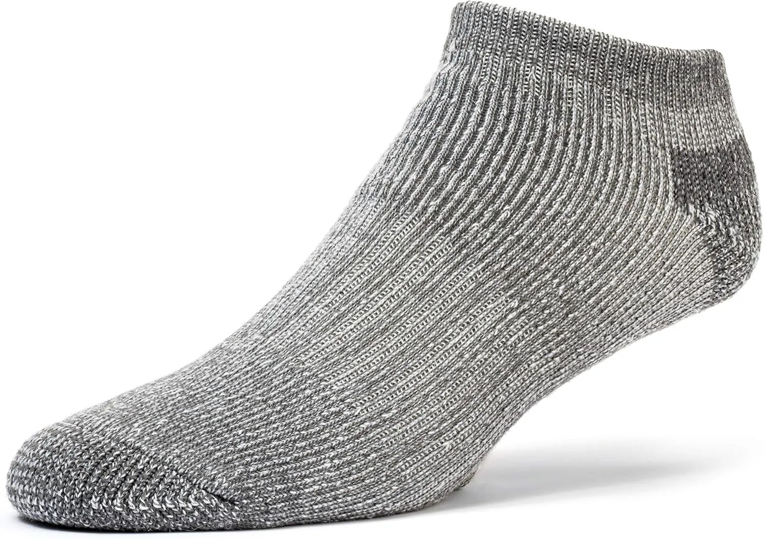 FUN TOES Low Cut Ankle Merino Wool Mens Hiking Running Socks Compression Arch Support Cushioned 6 Pairs