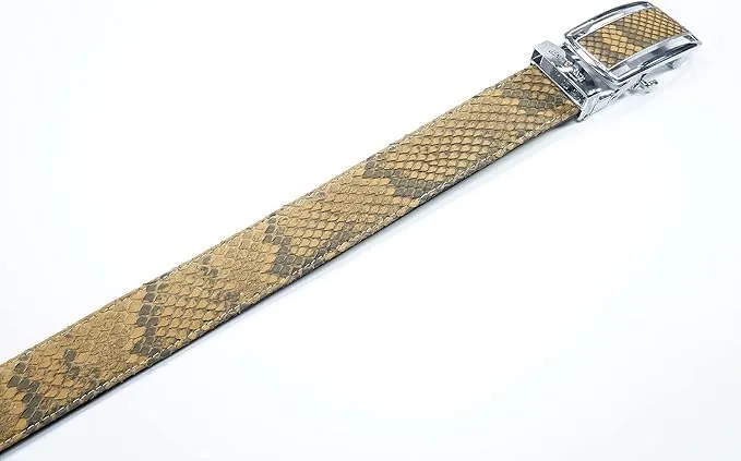 Genuine python leather skin belts for men snakeskin dress belt casual men's belt snake leather belts for men width 1.5"