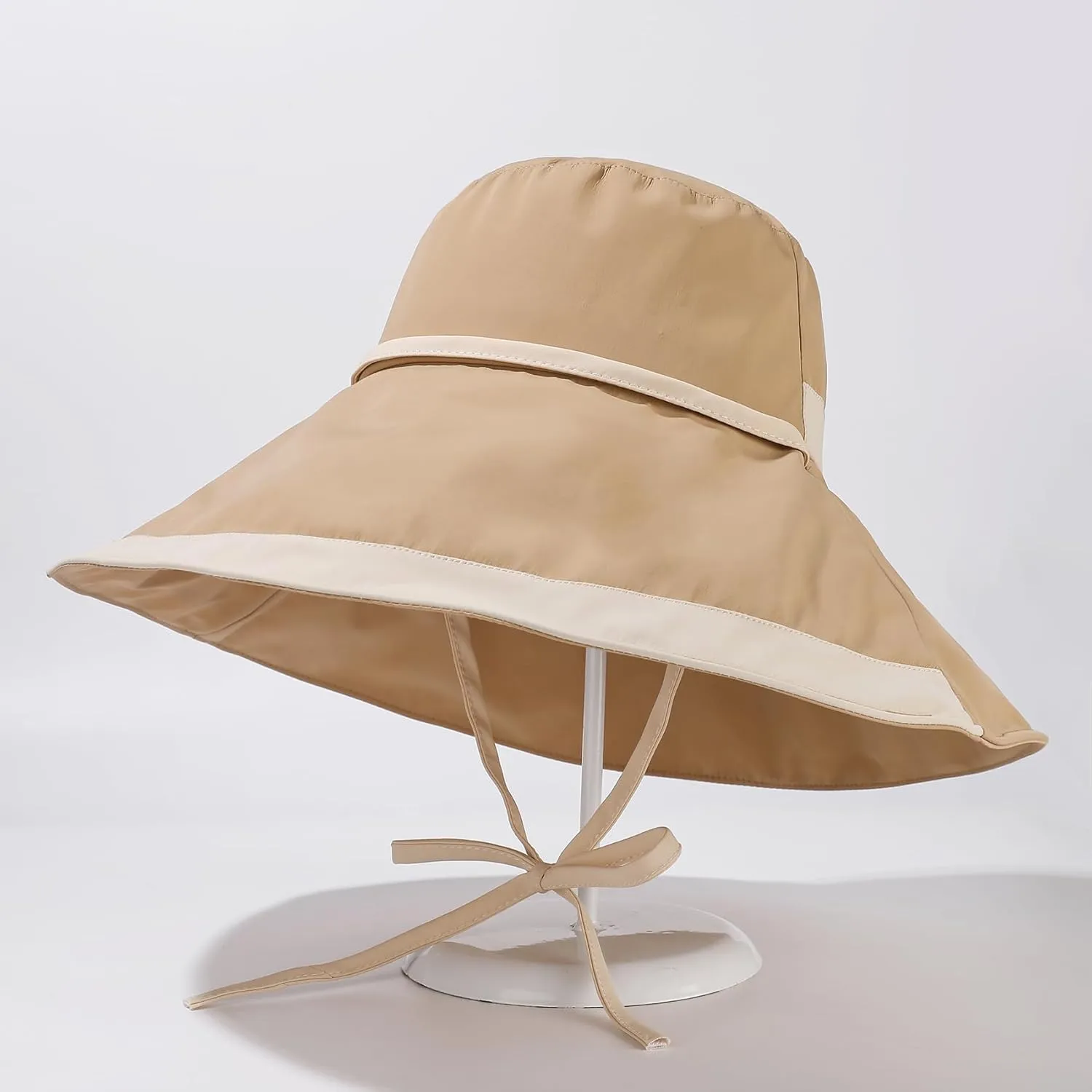 HUAMULAN Wide Brim Women Sun Hat Summer Beach Bucket Fishing Hats Metal Wired Edge Packable UV Protection for Hiking Garden