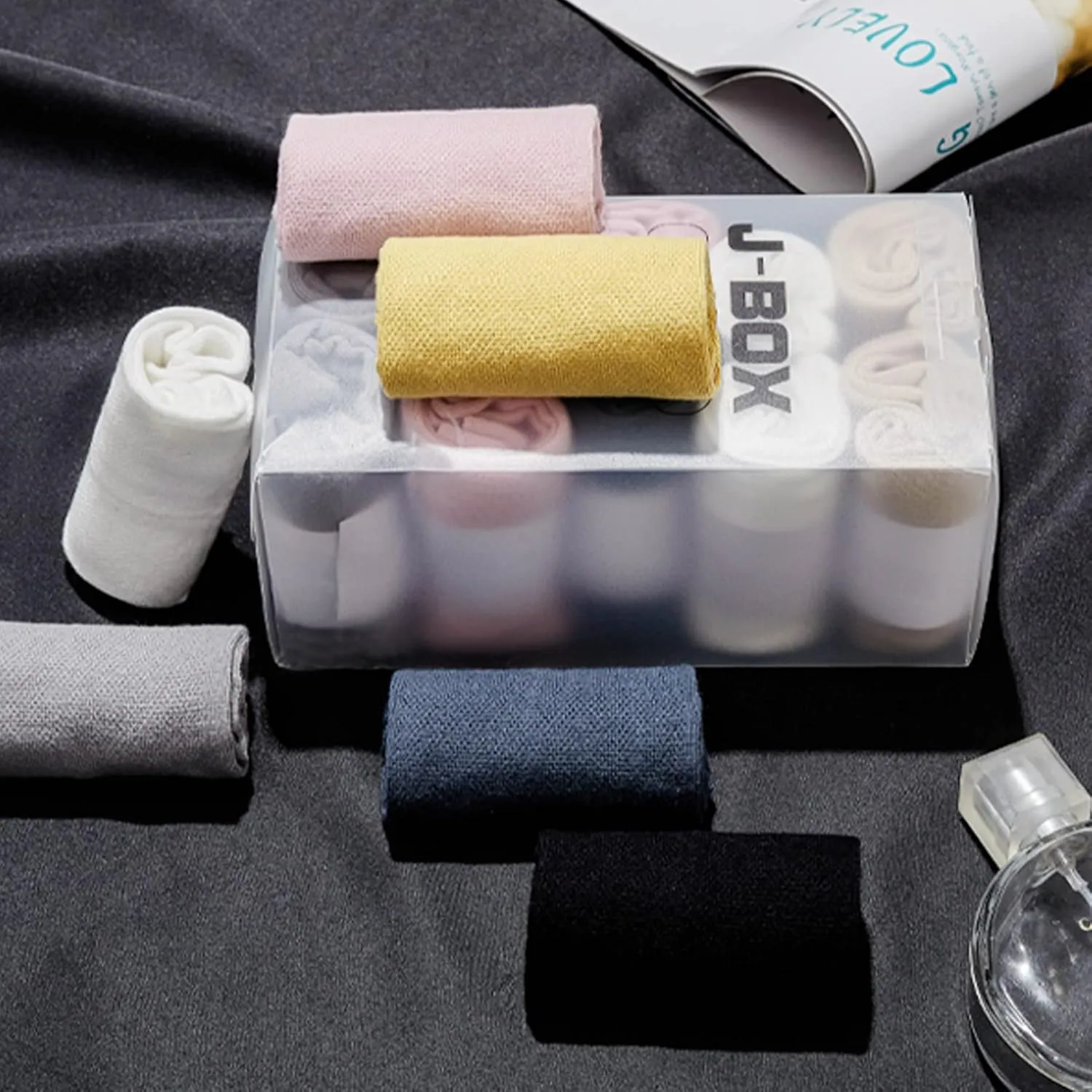 J-BOX Ankle Socks for Women 10 Pairs, Women's Thin Athletic Socks With Tab, Breathable Low Cut Moisture Socks for Summer