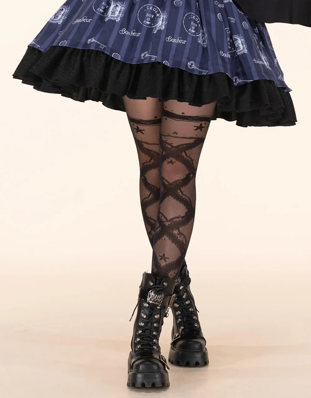 Lolita Starfish & Sand Stockings