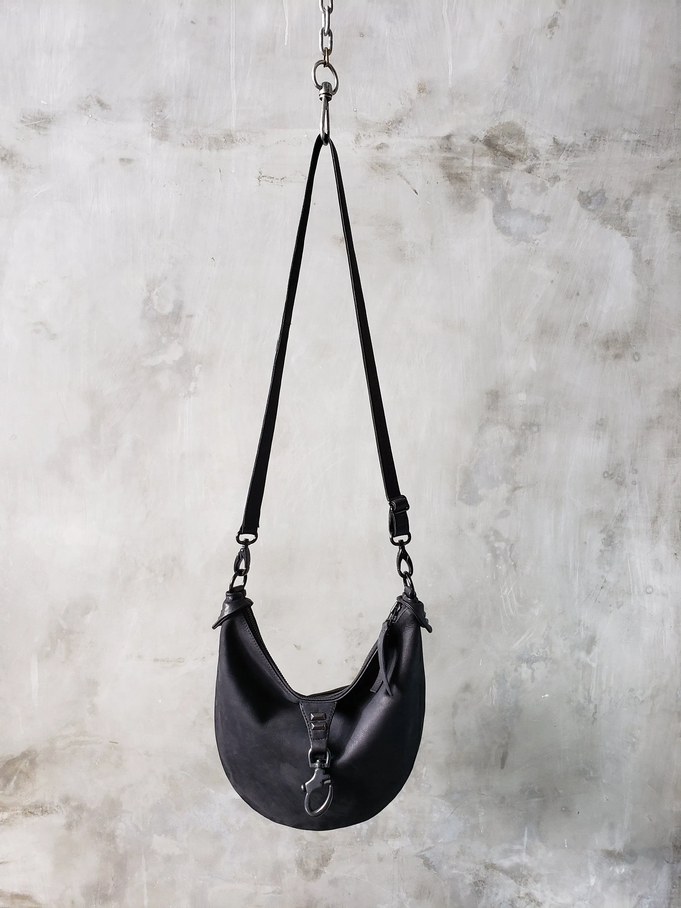 Mega Commander Leather Shoulder Bag