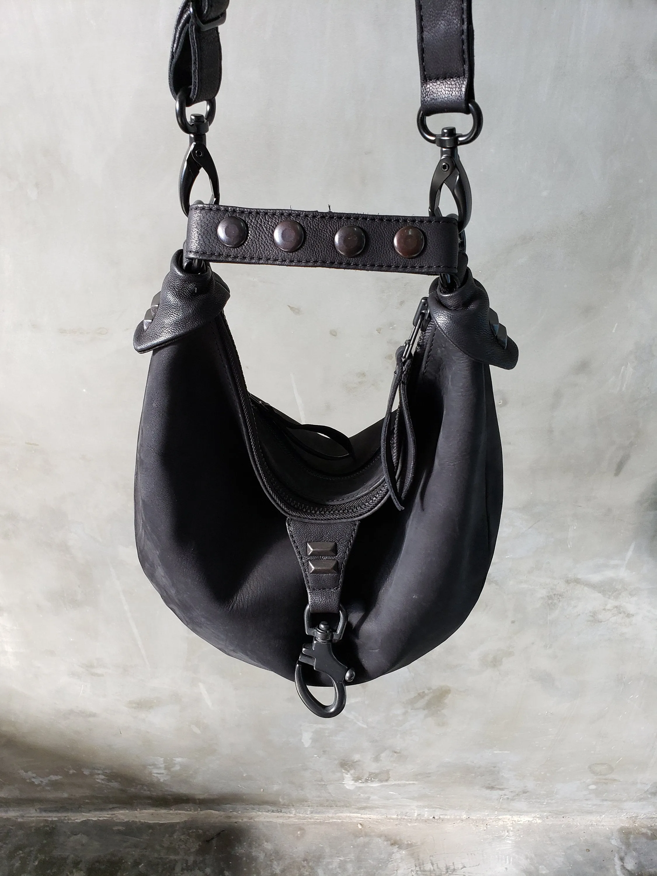 Mega Commander Leather Shoulder Bag