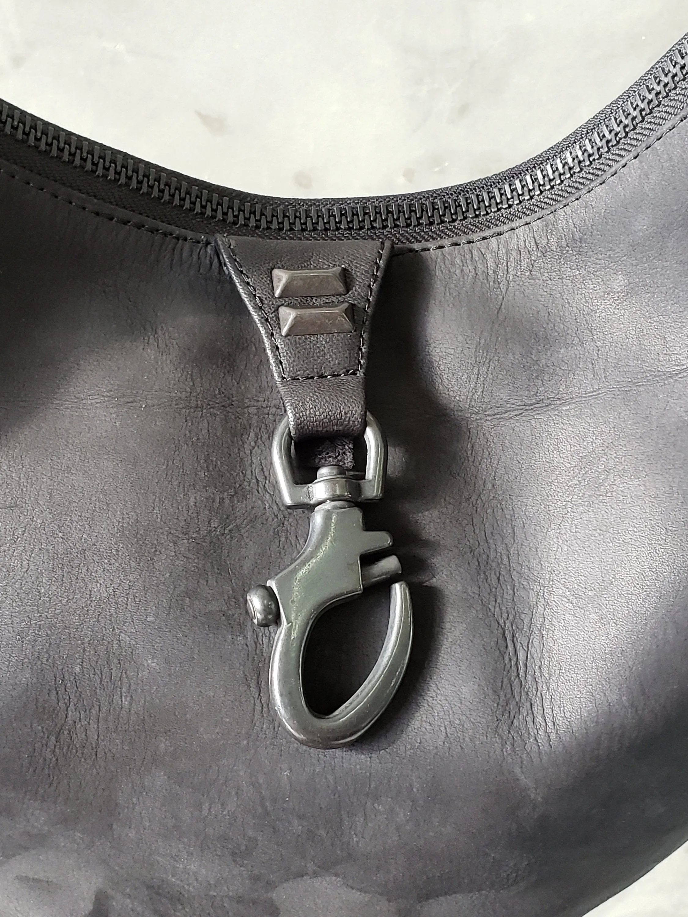 Mega Commander Leather Shoulder Bag