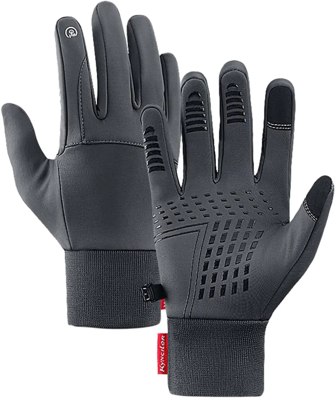 Men Women Cycling Gloves Waterproof Warm Gloves for Hiking Driving Running Cycling