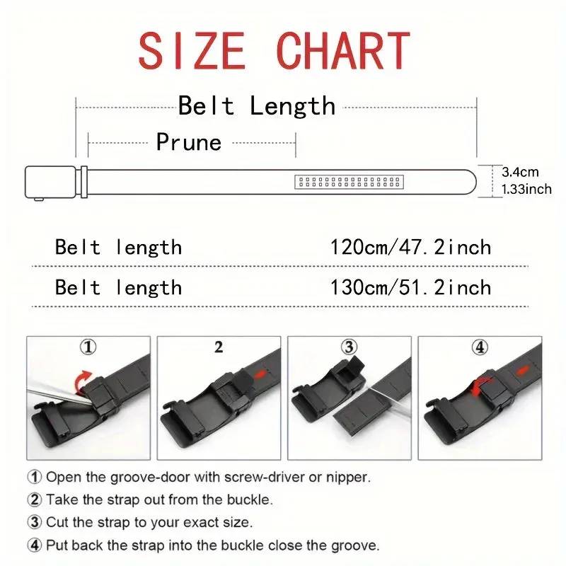 New Men's Belt Casual Fashion Automatic Buckle Business Leather Belts For Men Jeans High Quality Strap Ideal Gift Choice