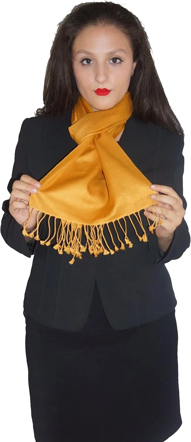 Scarf/Shawl- Pashmina Scarf from (Mustard)