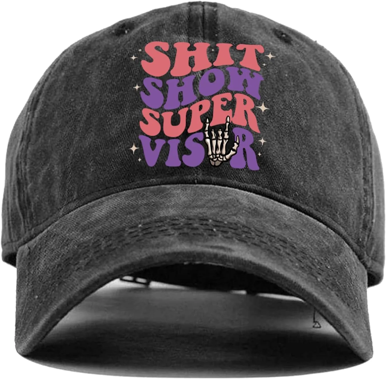 Shxx Show Manager,Funny Baseball Cap, Funny Hat, Sun Hat,Adjustable Cotton Baseball Cap for Men and Women,Outdoor Party Performer Hat,Fan Gift Dark Grey