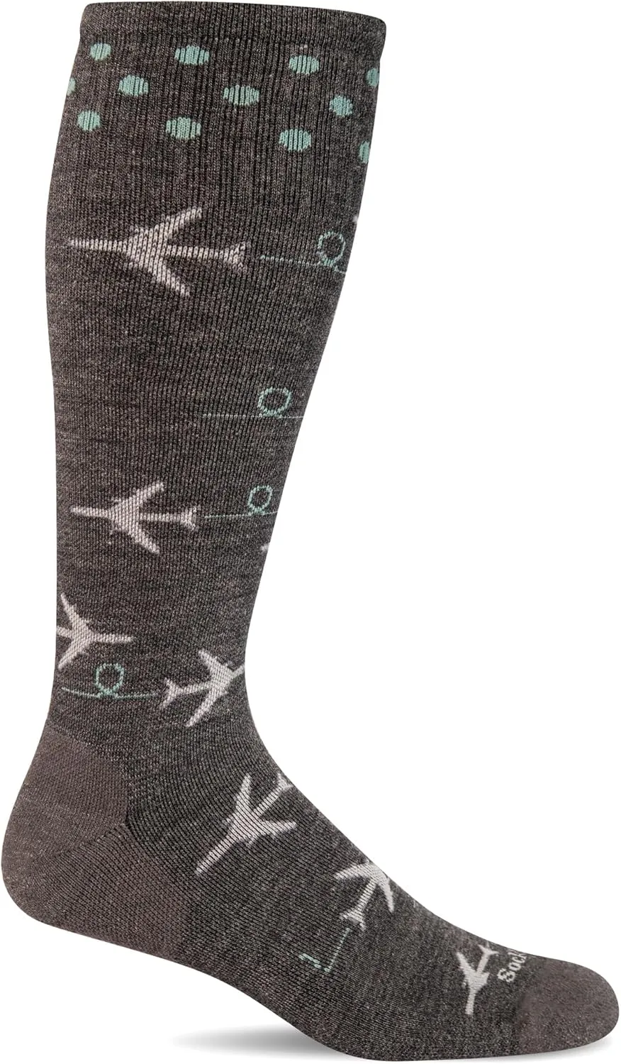 Sockwell Women's In Flight Fun Moderate Graduated Compression Sock