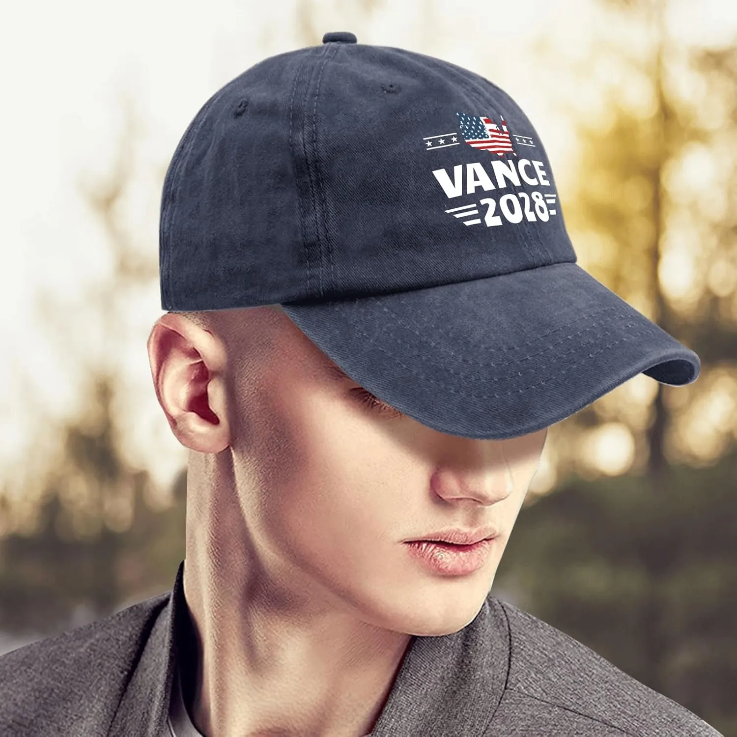 Vance 2028 Cap Women's Hats & Caps Mens Hat Gifts for Men Workout Caps