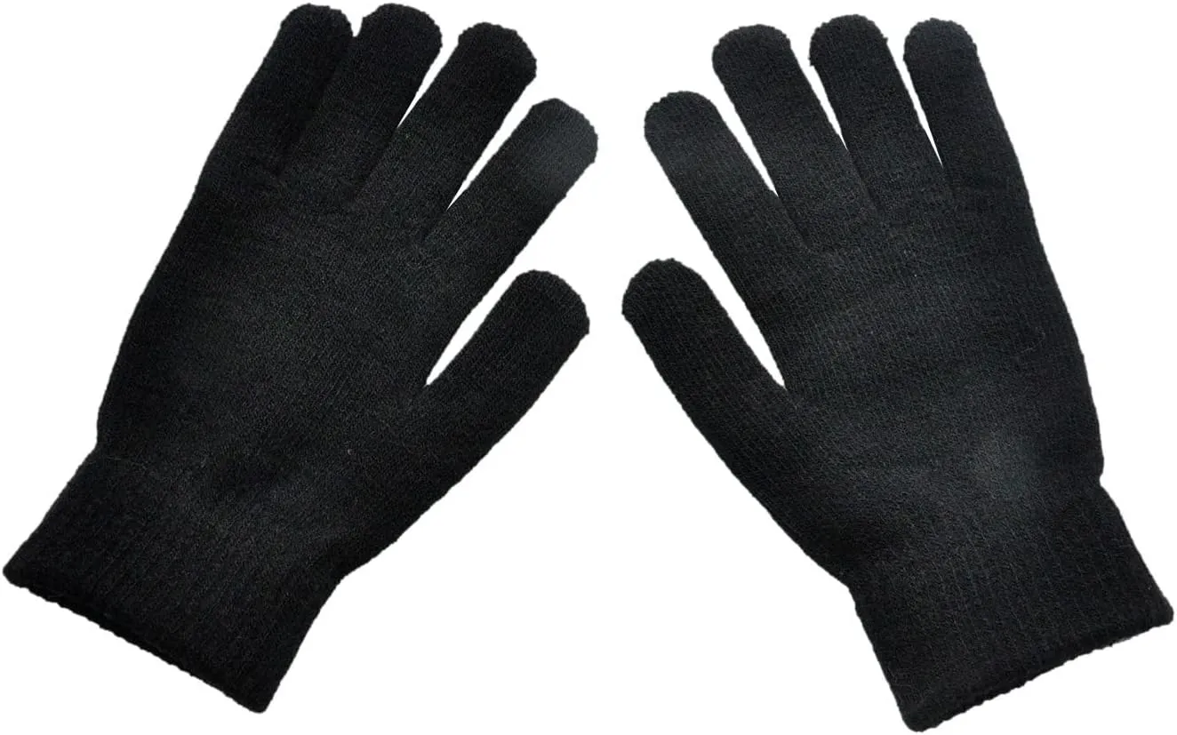 Women's Cable Knit Gloves with Touchscreen Winter Gloves Warm Stretchy Knit Gloves For Men Women