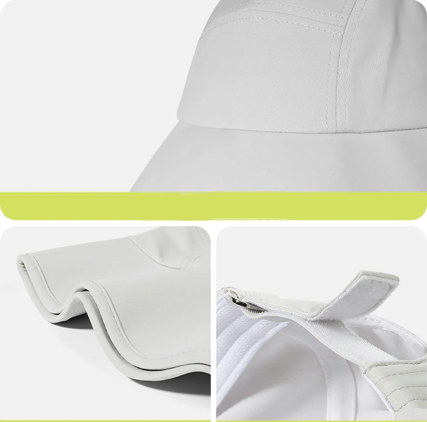Women's Large Brim Sun Hats UV Protection Beach Hats Outdoor Sports Vacation Wide Brim Bucket Hat Summer Camping Caps