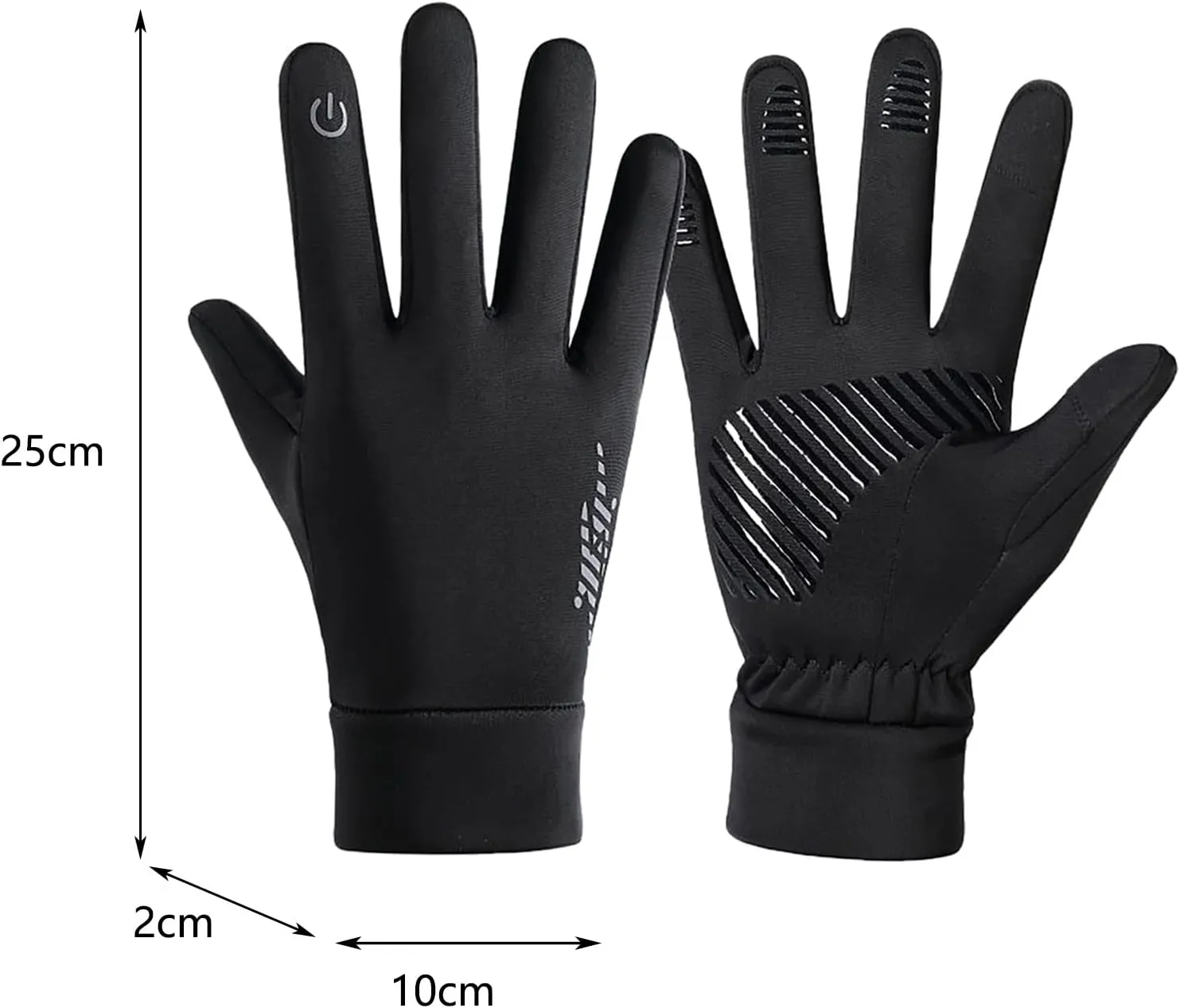 Women's Touchscreen Gloves Winter Elastic Cuff Texting Gloves Winter Warm Lined Knit Gloves