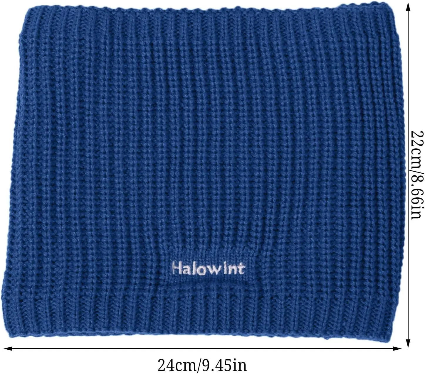 Wool Neck Warmer Winter Neck Gaiter Cold Weather Face Mask Knit Scarf Thermal Windproof Accessories for Men Women