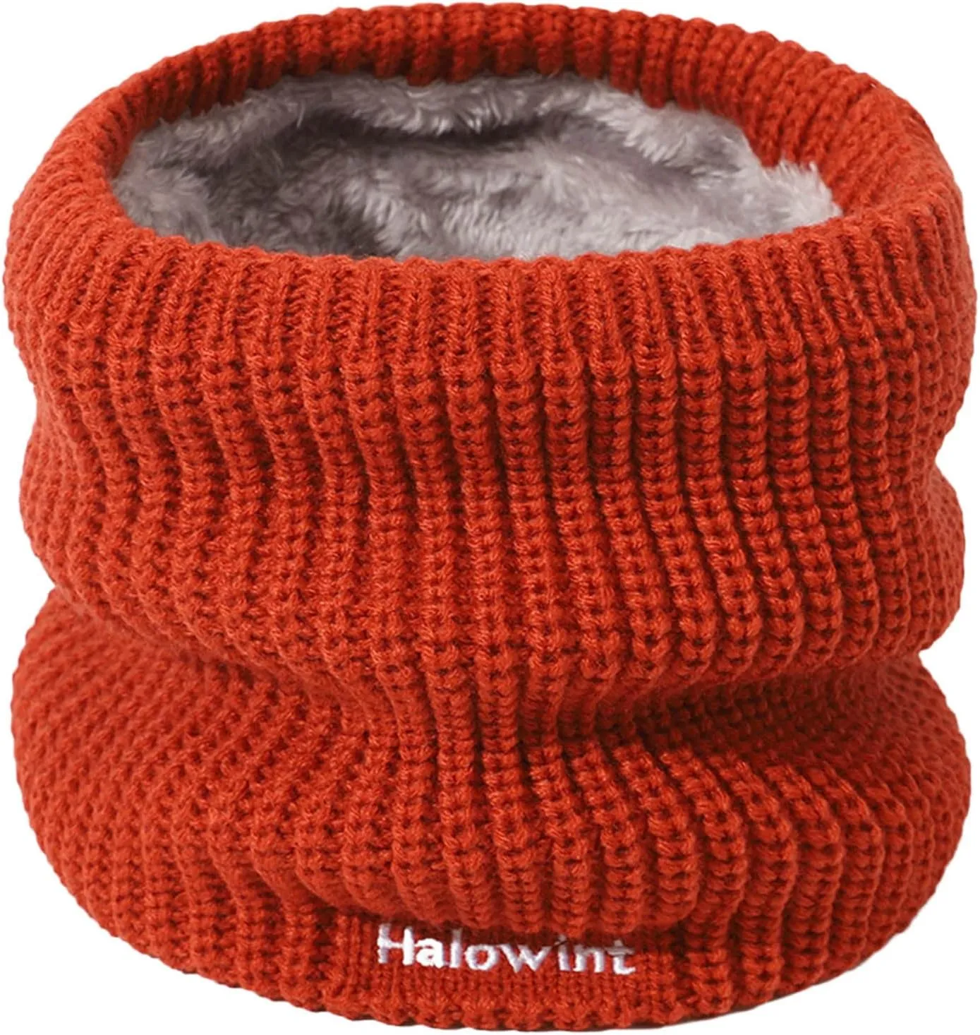 Wool Neck Warmer Winter Neck Gaiter Cold Weather Face Mask Knit Scarf Thermal Windproof Accessories for Men Women