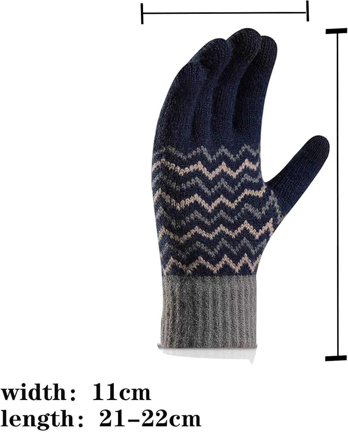 YOLAI Winter Gloves for Men Women Touchscreen Warm Gloves Thermal Soft Knit Gloves for Cold Weather