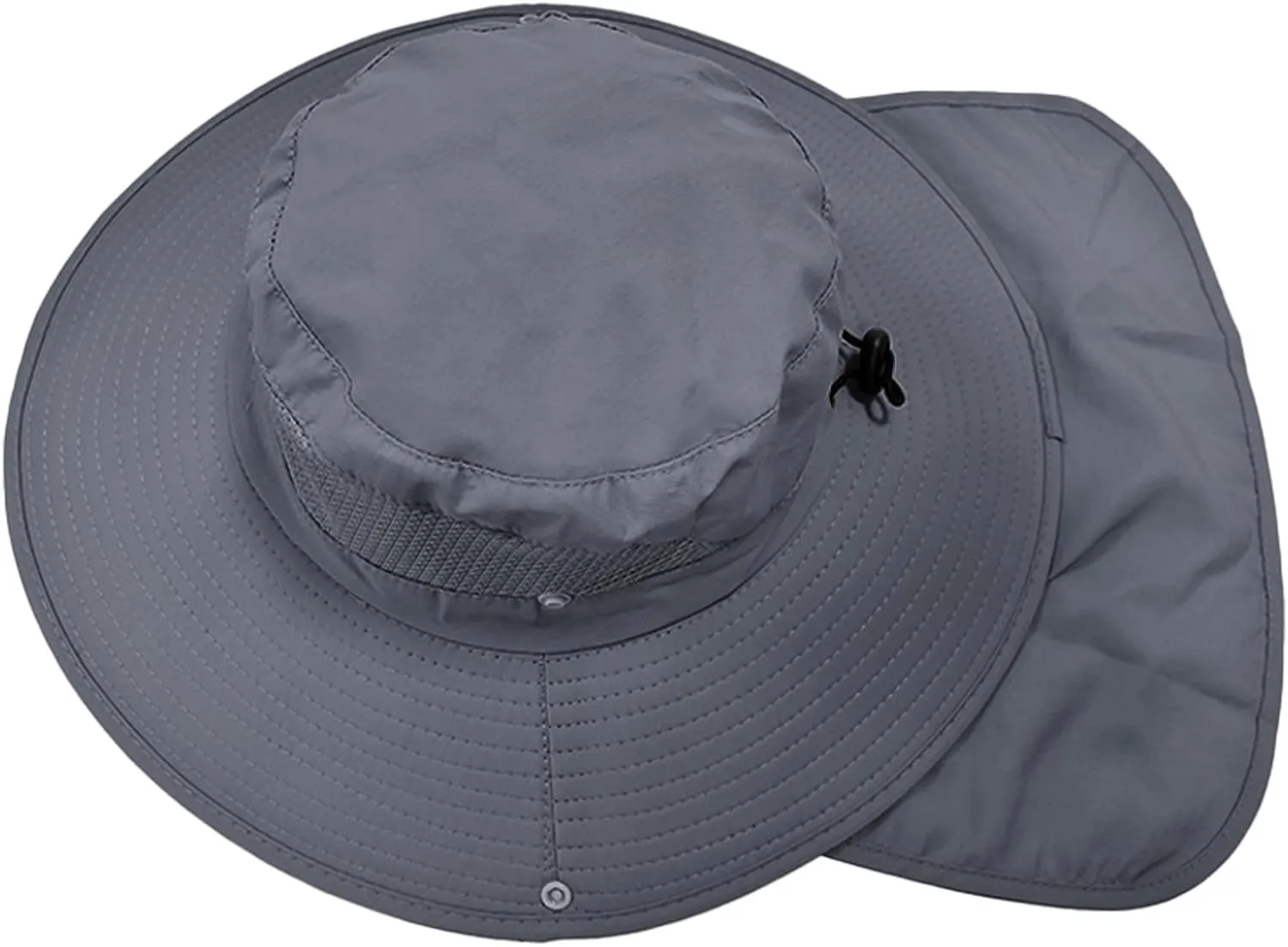 ZOORON Sun Hats for Men Women Fishing Hat with Neck Flap,UPF 50  Sun Hat Waterproof Wide Brim Bucket Hats for Safari Hiking